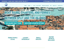 Tablet Screenshot of croatiaboattrips.com